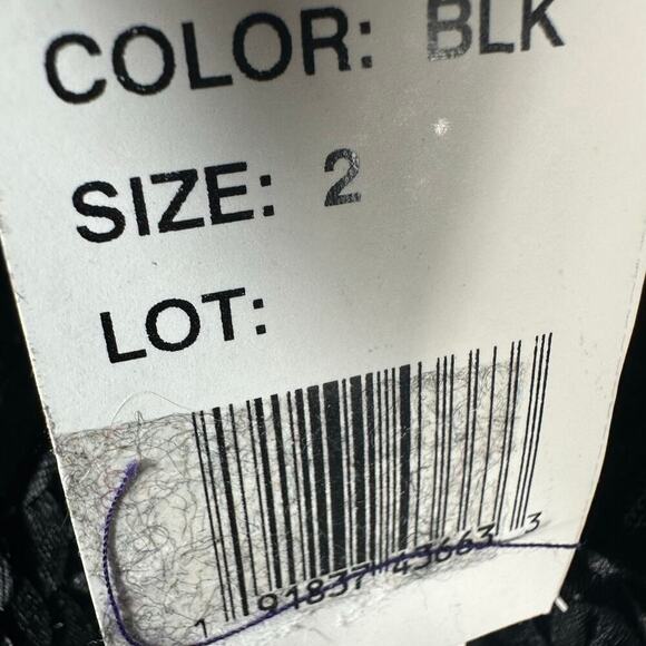 AQUA Long Sleeve Embroidered Formal Dress Black Size US 2 - Picture 7 of 11